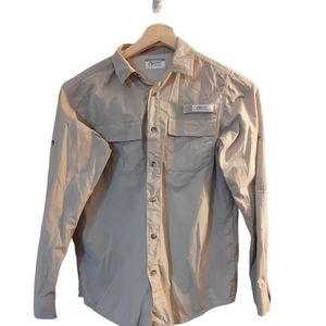 Beige fishing shirt
